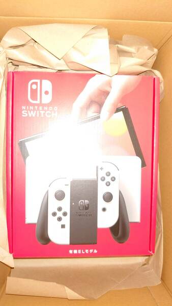 送料無料 新品未開封 Nintendo Switch 任天堂スイッチ本体 有機EL ホワイト