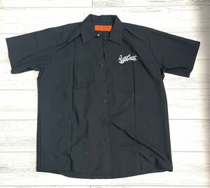 westcoastcustoms work shirt inscription L size old clothes 