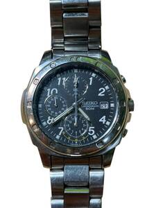 SEIKO セイコー 腕時計 7T92-0CA0 クロノグラフ クオーツ　メンズ　腕周り約17㎝ 不動品　現状品