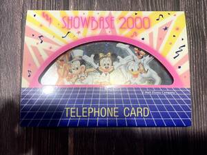 ディズニーランド　2000 テレカ　50度数　未使用品　テレホンカード　Disneyland SHOWBASE2000 TDL