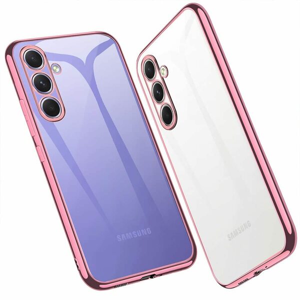 【特価セール】5G ケース SC-53D SCG21 A54 カバー クリア スマホケース 透明 薄型 耐衝撃 メッキ加工 Gal