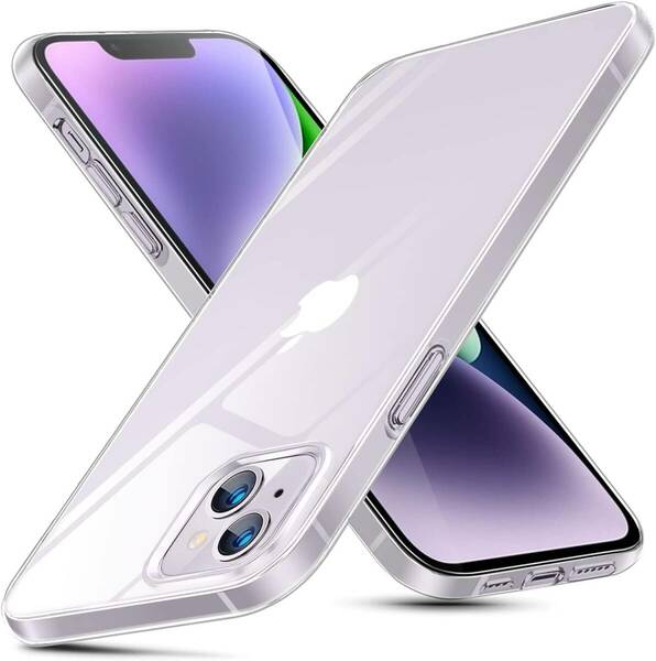 【特価商品】スマホケース アイフォン15 耐衝撃 用 用 カバー 軽量 レンズ保護 薄型 全面保護 ワイヤレス充電対応 クリア 黄