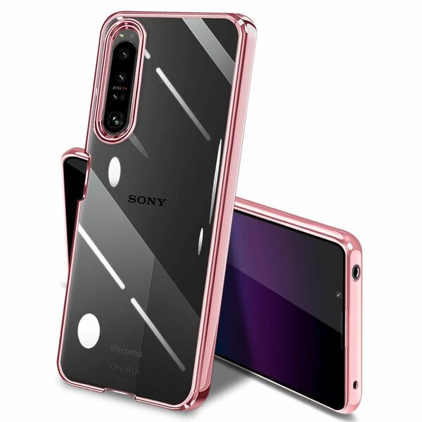 【特価セール】SOG06 カバー IV 薄型 Xperia1 おしゃれ スマホケース TPU SO-51C りメッキ加工 耐衝撃 