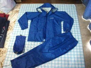  preeminence mountain .Climb ZONE rain jacket + pants GORE-TEX blue M beautiful goods 