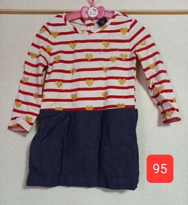 【95】　babyGap　長袖 ワンピース　チュニック　2years