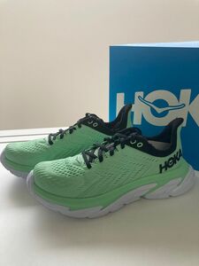 【新品未使用】HOKA ONEONEホカオネオネ/ランニングシューズ/グリーン