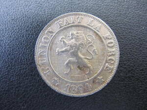 ベルギー 1894年 10CENTIMES　コイン