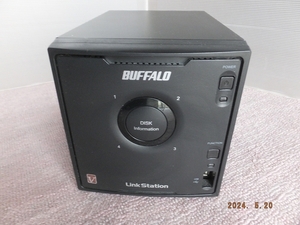 BUFFALO LinkStation LS-QVL1D ハードディスク無し 電源確認 本体のみ