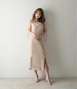 andmary mia slit long dress ミアスリットロングドレス　ワンピース