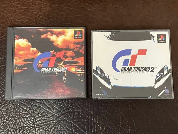 ★ 送料無料 PS1 カーレース ★ グランツーリスモ 1 + 2 GRAN TURISMO 動作確認済 説明書付き ★