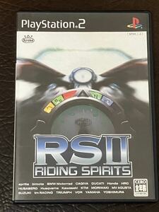 ★ 送料無料 PS2 バイクレース ★ RS 2 ～ライディング スピリッツ2～ RIDING SPIRITS 動作確認済 説明書無し ★