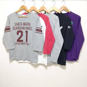 お得!!【まとめ売り】長袖 Tシャツ 5着 セット ブラウニー クラフトワークス エバーラスト アメカジ プリント ロンT メンズ L/LT-126j