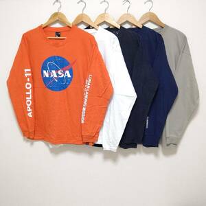 お得!!【まとめ売り】長袖 Tシャツ 5着 セット ビーワンソウル 豊天商店 ユナイテッドアローズ NASA カットソー ロンT メンズ L /LT-136j