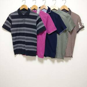  profit!![ set sale ] polo-shirt with short sleeves 5 put on set Scotch soda Michel Klein MADS NORGAARD sport MIX men's size S /P-15j