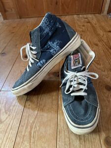 ９０年ビンテージVANS SK8 アロマ柄　カルフォルニア　スケーター　２７cm