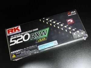 GS400(4)520 RK BL520R-XW ブラックチェーン 110L☆CBX400FGSX400EザリゴキGT380ホーク2CBR400F