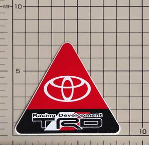  Toyota рейсинг te Velo p men трейсинг детали стикер треугольник маленький TOYOTA sticker Racing Development RACING PARTS trigone