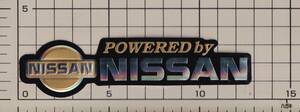  Nissan Powered bai Ниссан тент грамм стикер NISSAN sticker hologram POWERD by NISSAN золотой gold Gold 