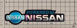  Nissan Powered bai Ниссан тент грамм стикер NISSAN sticker hologram POWERD by NISSAN синий blue