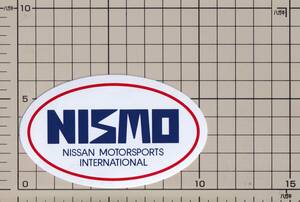 日産 ニスモ 旧ロゴステッカー 昭和 ニッサンモータースポーツ NISSAN ステッカー NISMO NISSAN MOTOR SPORTS 1984 NISMO ロゴステッカー