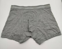 Calvin Klein(カルバンクライン) コットンストレッチ ボクサーパンツ Grey Mサイズ 1枚 メンズボクサーパンツ 男性下着 U2662_画像2