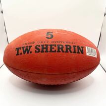 新品　未使用　SHERRIN ラグビーボール　レア　入手困難　AFL カンガルーブランド　スポーツ用品_画像3