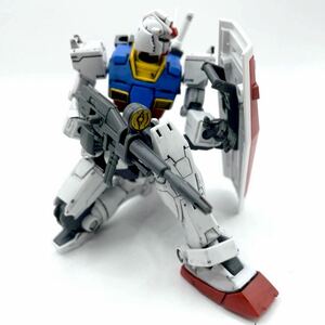 ガンダム　プラモデル　完成品　墨入れ　レア　入手困難　フィギュア　バンダイ BANDAI 組立済