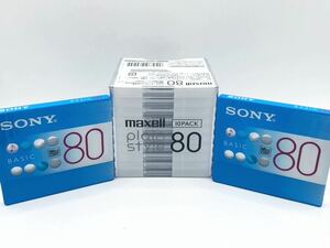 新品　未使用　未開封　maxell SONY 録音MDディスク　80分　12本パック　大量まとめセット　レア　入手困難　日本製　廃盤品　MDディスク 