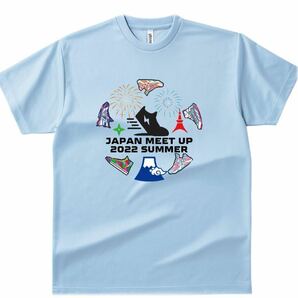 STEPN Tシャツ L 半袖 新品未開封STEPN JAPAN MEETUP 2022 web3 ステップン半袖Tシャツ Tee 水色 希少