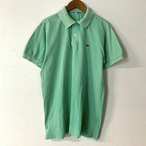 80年代 80s CHEMISE LACOSTE チャーミーズラコステ ビンテージ 半袖 ポロシャツ メンズ サイズ4 グリーン ヴィンテージ