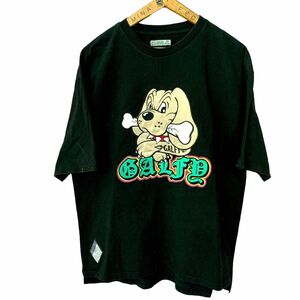 90s GALFY 刺繍 Tシャツ ワッペン オーバーサイズ 中型 ストリート 古着 半袖
