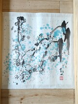 023中国 鄧林 花鳥畫 肉筆 中国画_画像1