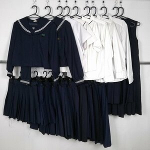  матроска блуза юбка сарафан одноцветный 1 иен б/у форма школьная форма конец средний . шар название средний . фиолетовый . средний . комплект . соединять 39CS-613 DF