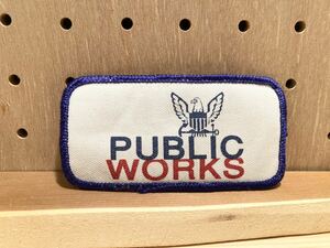 PUBLIC WORKS ワッペン アメリカ 企業物 アメリカン雑貨