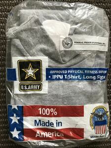 新品未使用Deadstockデッドストック米軍実物本物 U.S. ARMY IPFU L/S モックネックロングスリーブ長袖TシャツS