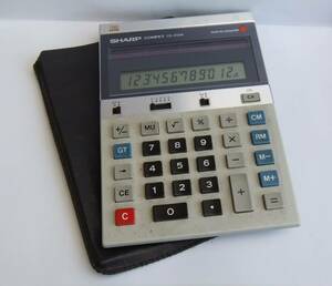  Showa Retro SHARP sharp calculator 12 column COMPET CS-2124A