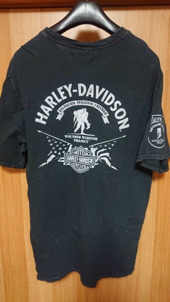 USA製 XL 黒 ハーレー ダビッドソン Tシャツ 古着 ブラック ビンテージ ヴィンテージ harley davidson