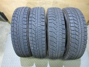 8002N1E〇　155/80R13 スタッドレス　4本　ブリヂストン　BLIZZAK　VRX　2019年製　バリ山 【本州四国九州送料無料】