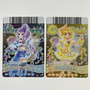 プリキュアオールスターズ Go!Go!ドリームライブ ！スペシャルレアカード「キュアベリー」「キュアパイン」山吹祈里 フレッシュプリキュア