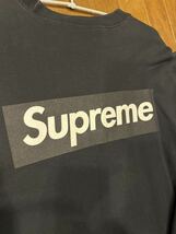 激レア！中古美品！希少サイズXL！コレクター向け！シュプリーム 08SS Back Box Logo World Famous Crewneck_画像9