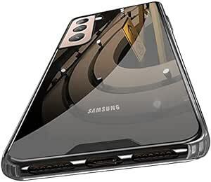 Galaxy S21ケースクリア 耐衝撃 薄型 透明 米軍MIL規格取得 Galaxy S21 カバー TPUバンパー+背面P