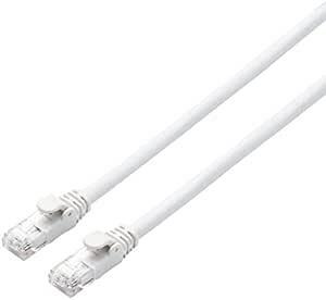 エレコム(ELECOM) LANケーブル CAT6A 1m 爪折れ防止コネクタ cat6a対応 スタンダード ホワイト LD-GP