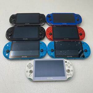 【動作未確認】ゲー厶機 本体 7台 清掃済 SONY PS VITA PCH-2000 PCH-1000 PCH-1100 動作未確認 まとめ売り ジャンク 05031540 