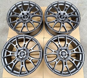 【極上品】RAYS GRAM LIGHTS 57FXM 4本set Wheels 19 Inch 8.5J 114.3 Subaru WRX STI 1929レヴォーグ GRヤリス レイズ Crown 