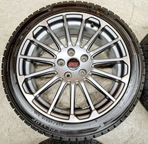 スバル レヴォーグ STIスポーツ 純正 ホイールタイヤ 2021 ダンロップ ウィンターマックスWM02 225/45R18 スタッドレス 7.5 114.3 バリ山_画像4