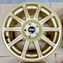 【美品】スバル インプレッサ WRX STI 純正 BBS ホイール 4本 GDB GRB フォレスター レヴォーグ S4 鍛造 8.0J 114.3 希少 モノブロック_画像4