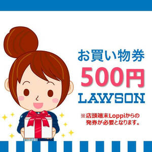 ローソン お買い物券 500円 【期限5/31】