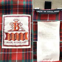 バラクータ【英国製】BARACUTA スイングトップ ブルゾン ハリントンジャケット G9 ベージュ M位 裏地 赤 チェック イングランド製_画像10