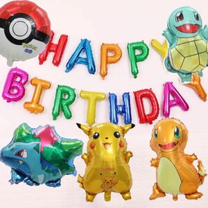 ポケモンバルーン風船セット ピカチュウ誕生日飾り　バルーン