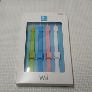  Wiiリモコン専用ストラップ （4色セット） 未開封